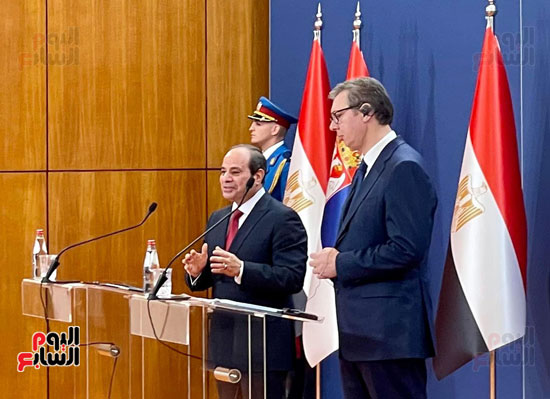 الرئيس عبد الفتاح السيسي و الرئيس الصربي ألكسندر فوتشيتش (15)