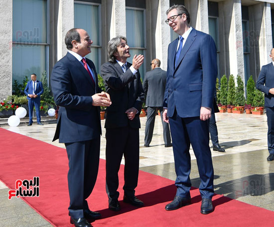 الرئيس عبد الفتاح السيسي و الرئيس الصربي ألكسندر فوتشيتش (8)