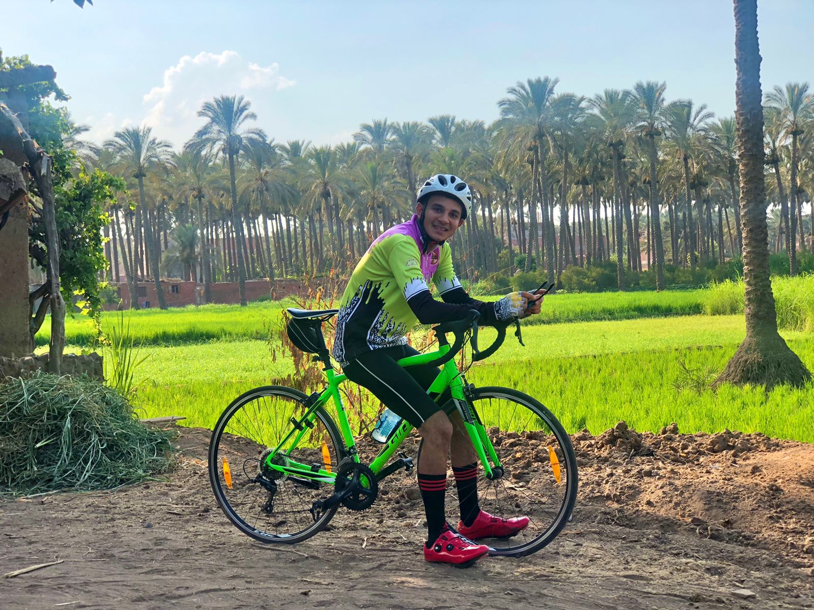 محمود أبو النصر مؤسس مبادرة دراجتك حياتك