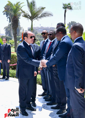 الرئيس السيسى  يستقبل الرئيس الصومالى  (10)