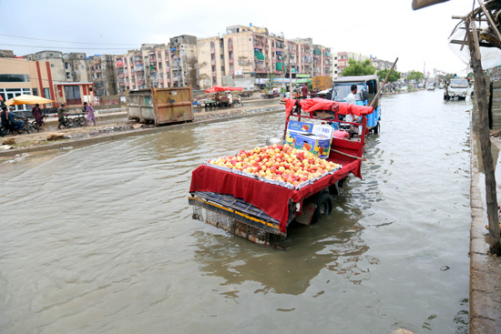 غرق الشوارع فى كراتشي