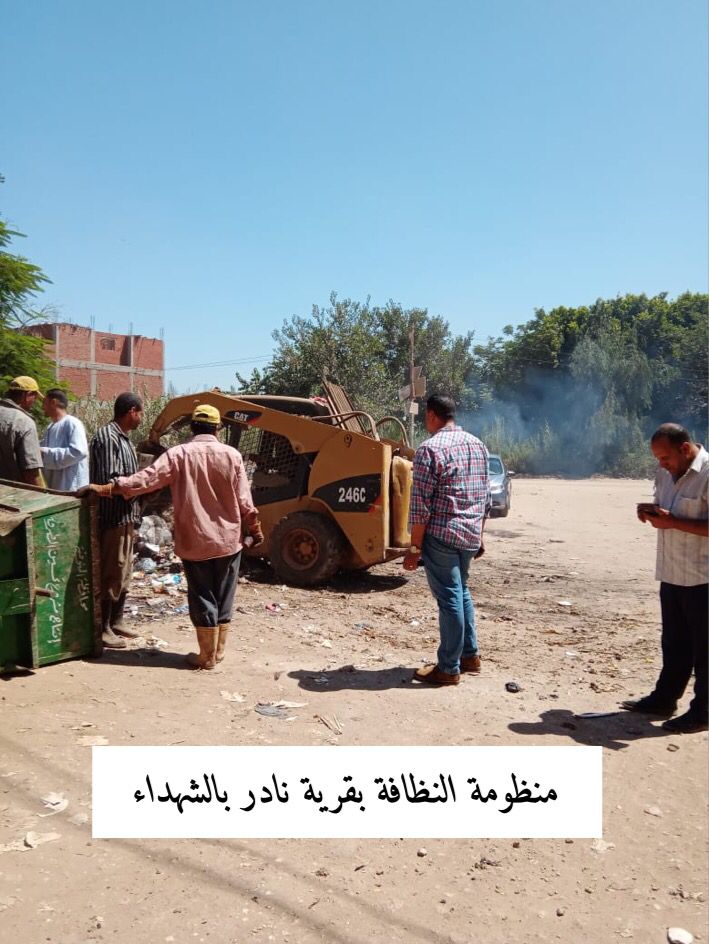 رفع 16 ألف طن مخلفات خلال أسبوع بمختلف مدن المنوفية (4)