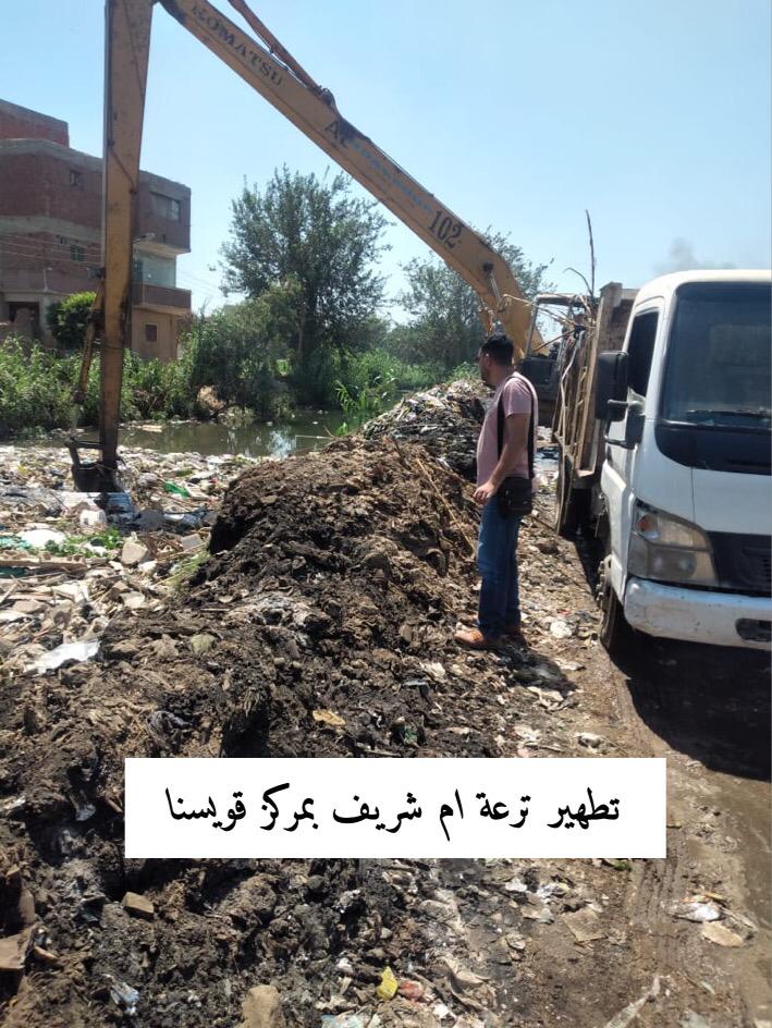 رفع 16 ألف طن مخلفات خلال أسبوع بمختلف مدن المنوفية (27)