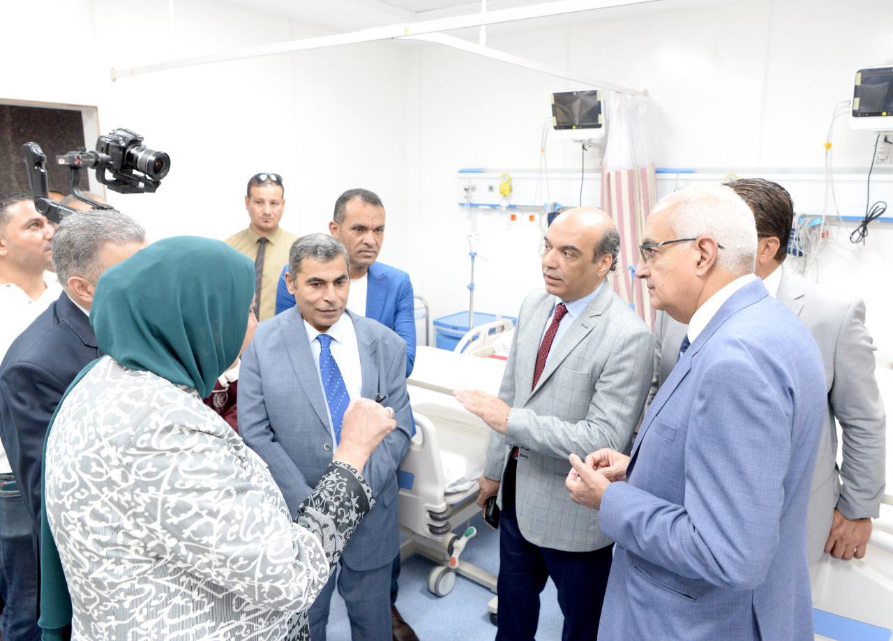 جامعة المنصورة تفتتح توسعات مستشفى الباطنة