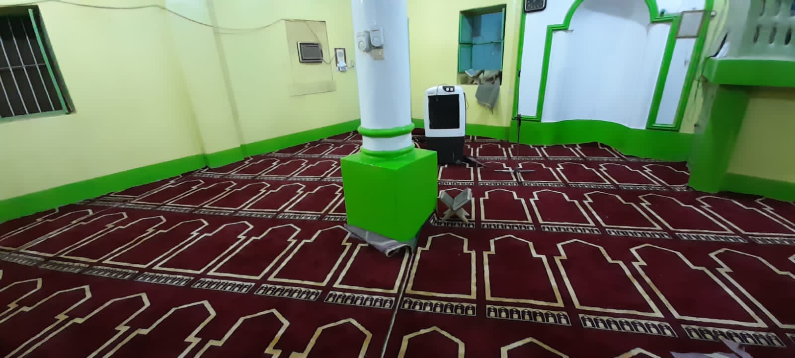 أوقاف الأقصر تنتهى من فرش مسجد الإمام الحسين بالطوايع  (2)