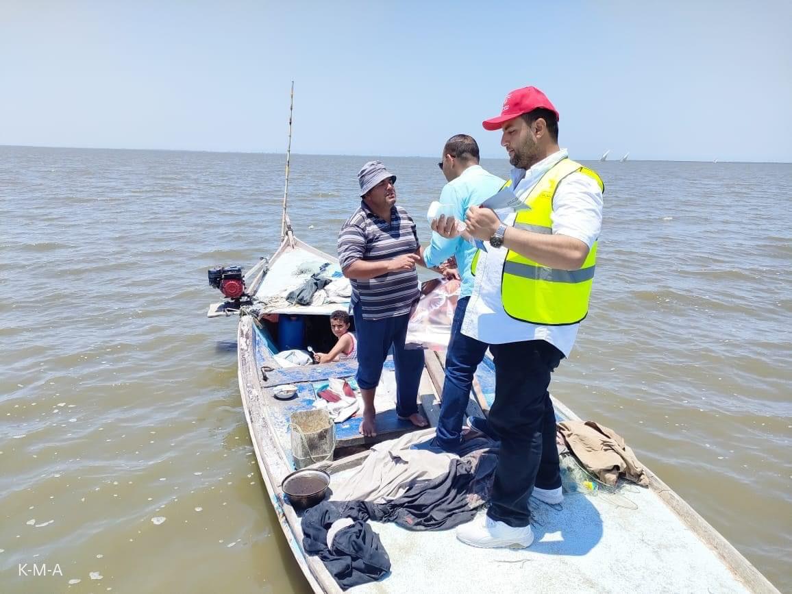 مبادرة لتوعية الصيادين ببحيرة البرلس