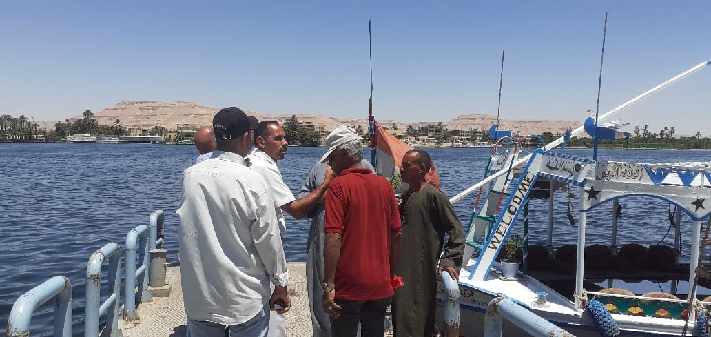 مدينة الأقصر تنظم حملة تفتيش على المراكب النيلية قبل العيد  (3)