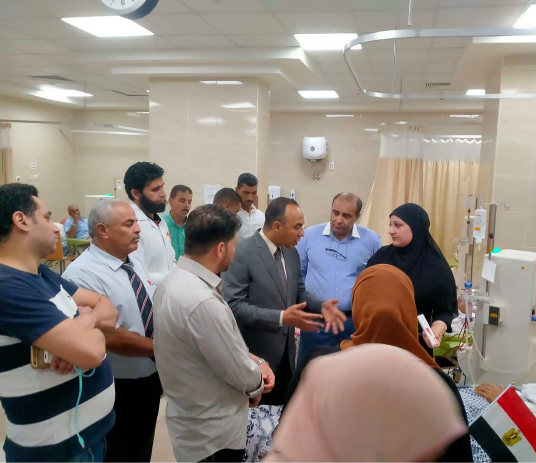 محافظ المنيا يكلف نائبه بمتابعة سير العمل بمستشفى سمالوط التخصصي (1)