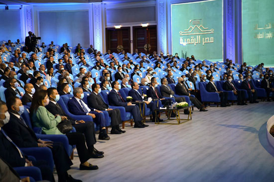 الرئيس السيسي يشهد إطلاق منصة مصر الرقمية (10)