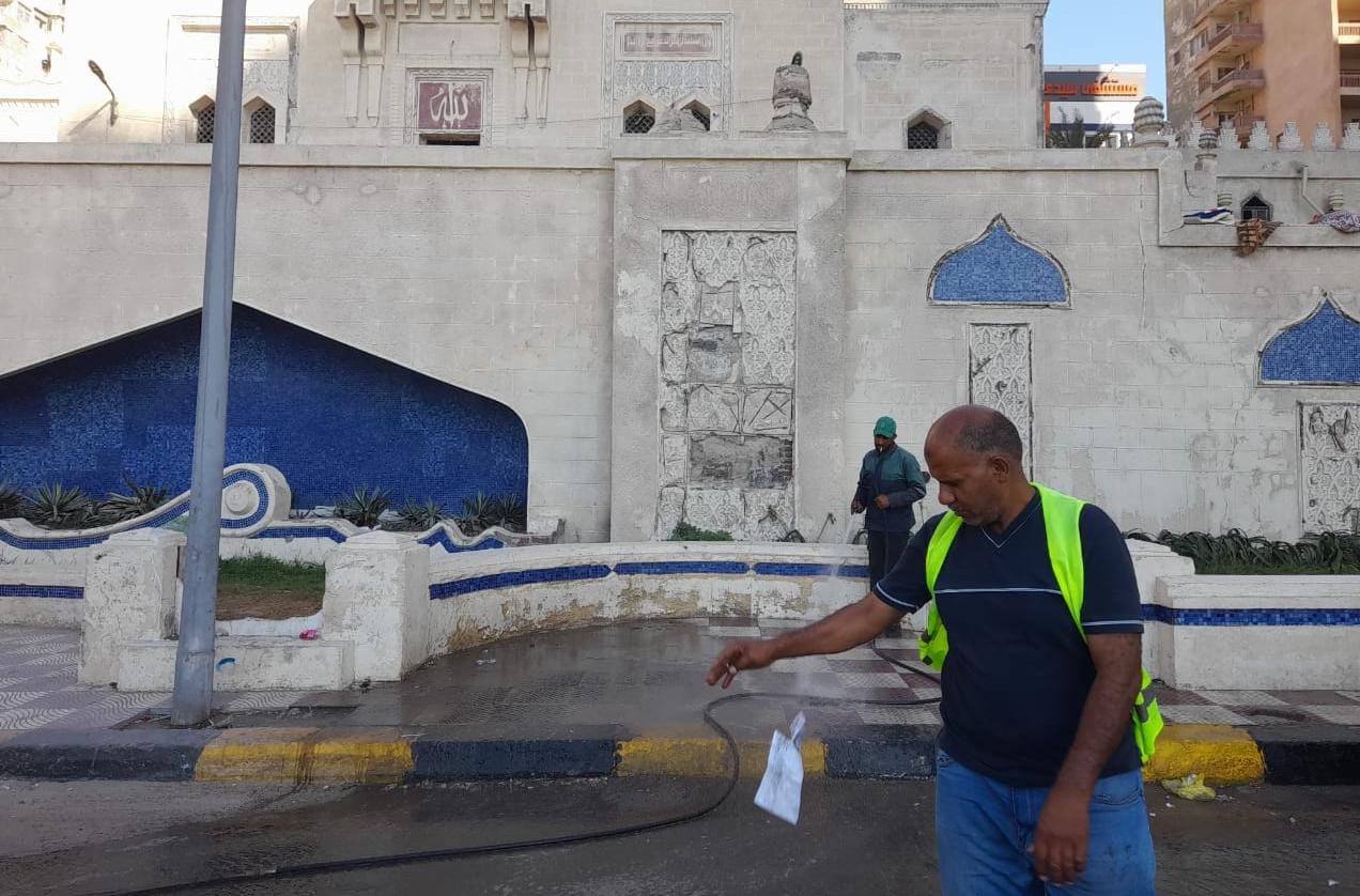 تنظيف الشوارع وتطهير المساجد بالإسككندرية (3)