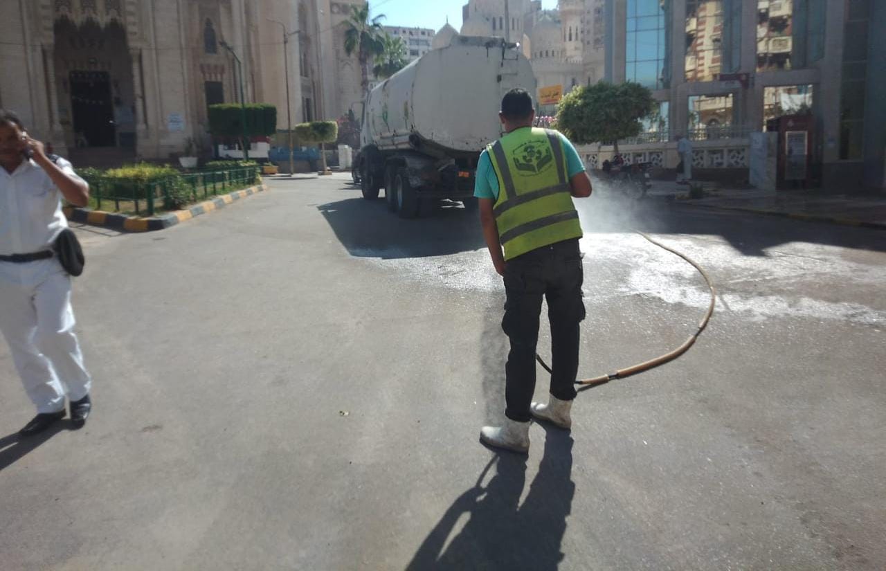 تنظيف الشوارع وتطهير المساجد بالإسككندرية (9)