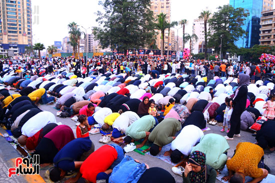  صلاة عيد الاضحى بمسجد مصطفى محمود (3)