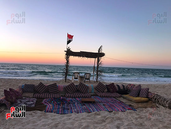 شاطئ-العريش-على-ساحل-شمال-سيناء
