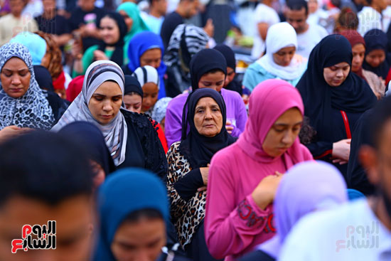  صلاة عيد الاضحى بمسجد مصطفى محمود (1)