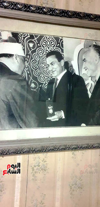 الشيخ-ابو-الغينين-مع-الرئيس-الاسبق-محمد-حسني-مبارك