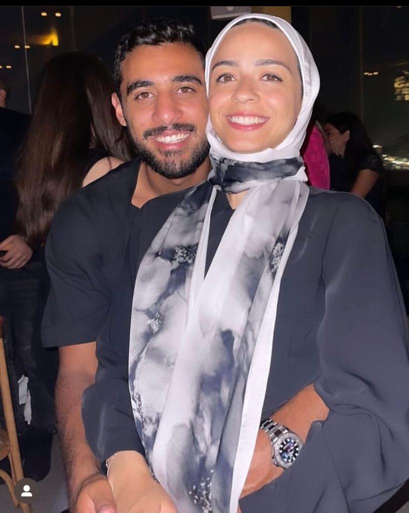 أحمد ياسر ريان و زوجته عاليا