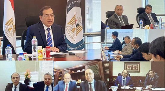 وزير البترول يبحث مع تويوتا تسوشو تقييم فرص إنتاج الأمونيا الزرقاء في مصر (1)