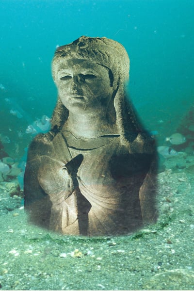 تمثال لملكة من العصر البطلمى فى أبوقير