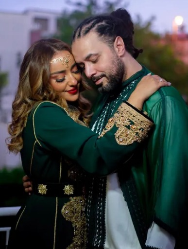 عبد الفتاح الجرينى وزوجته