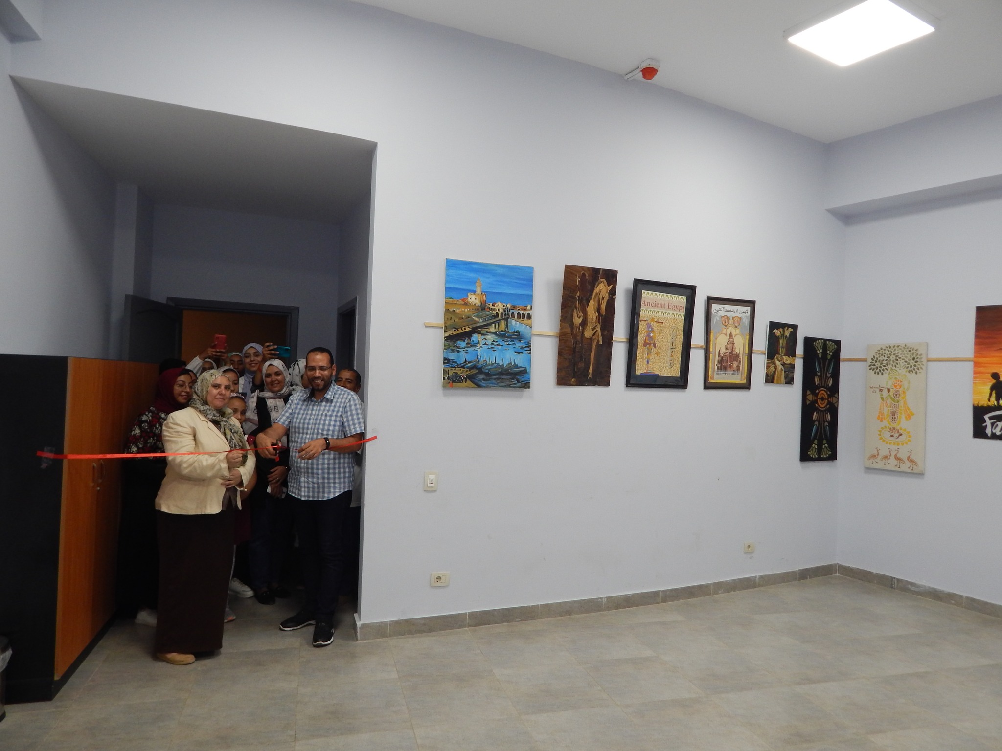 معرض فني بمتحف كفر الشيخ