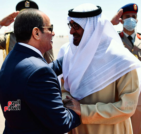 الرئيس السيسي يستقبل الشيخ محمد بن زايد آل نهيان رئيس الإمارات (4)