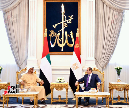 الرئيس السيسي يستقبل الشيخ محمد بن زايد آل نهيان رئيس الإمارات (5)