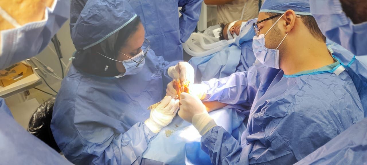 عملية جراحية بالمستشفى الجديد