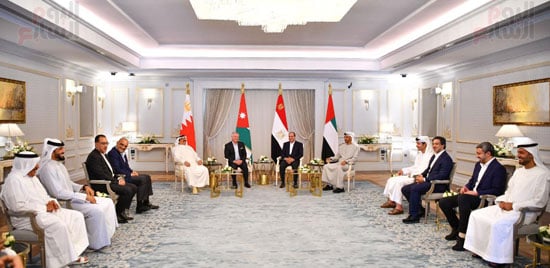 الرئيس السيسى وقادة الأردن والإمارات والبحرين (3)