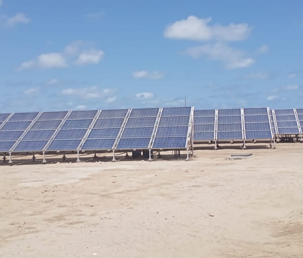 محطة توليد الكهرباء بالطاقة الشمسية لتغذية مدينة جمصة بالدقهلية (2)