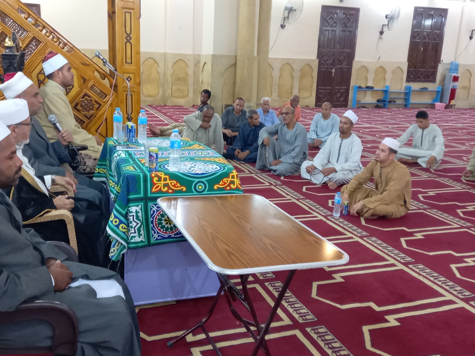 حضور فعاليات الأسبوع الثقافى الأول بمسجد السيد يوسف