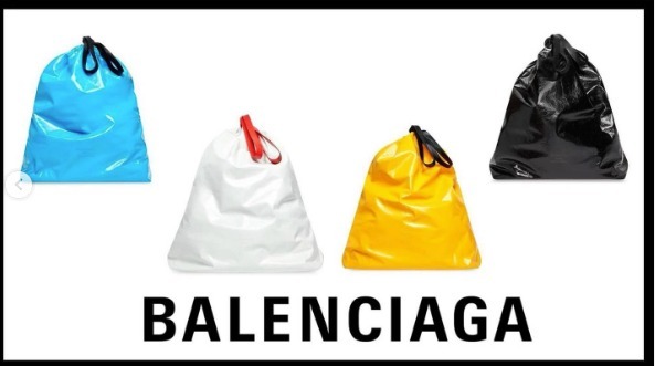 ألوان حقيقة Balenciaga بشكل أكياس القمامة