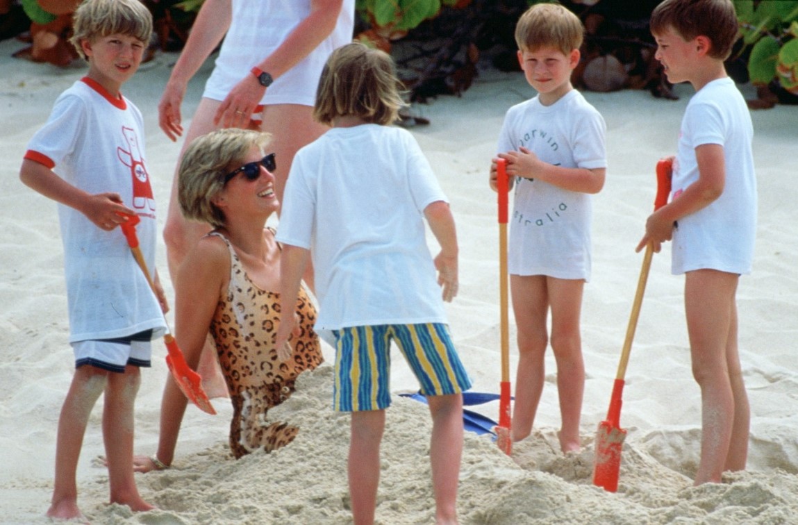 Princess Diana and the kids
