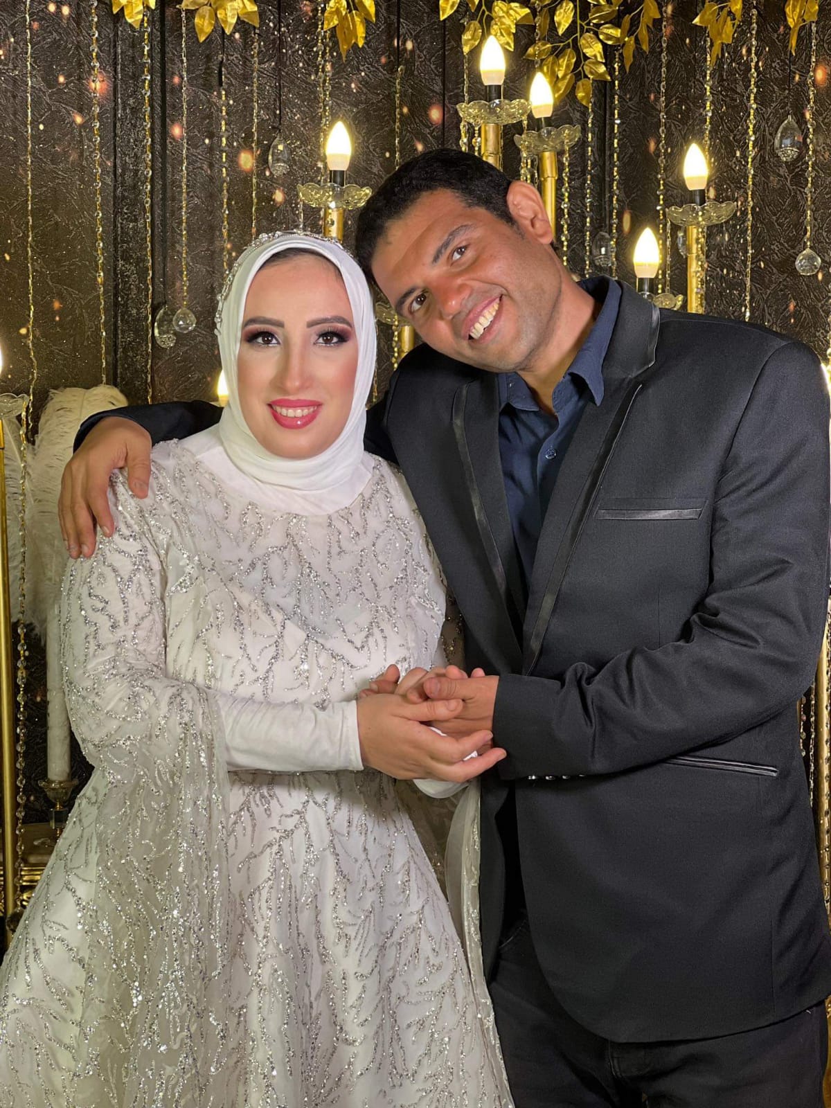 حسام ونعمة يحاربان السرطان ويحتفلان بزفافهما من جديد