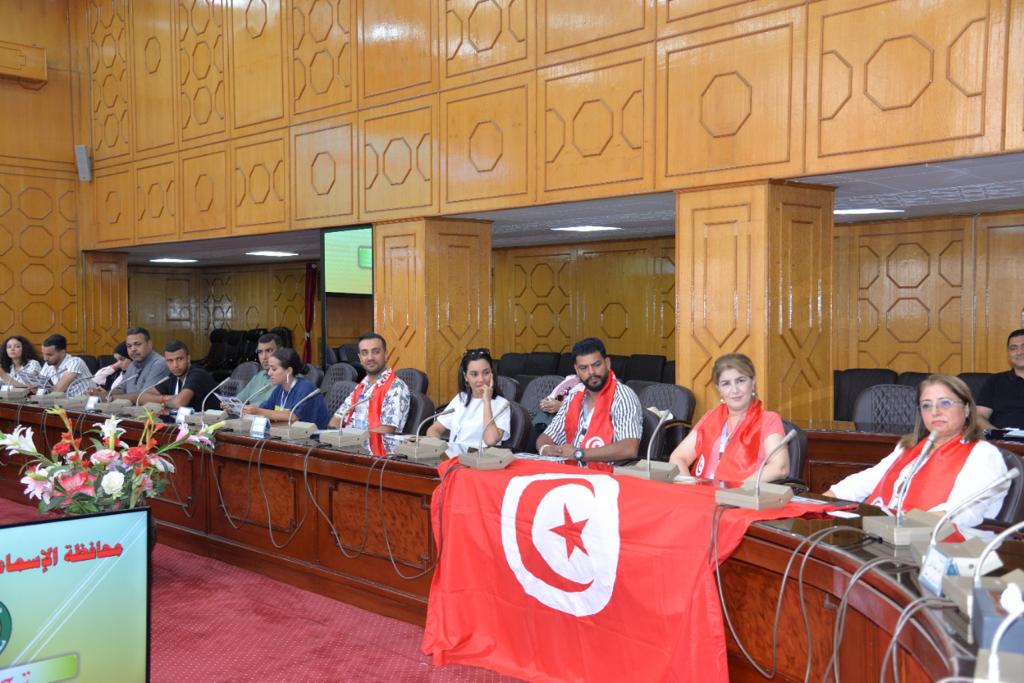 نائب محافظ الإسماعيلية يستقبل الوفد الشبابيِّ التونسيِّ (5)