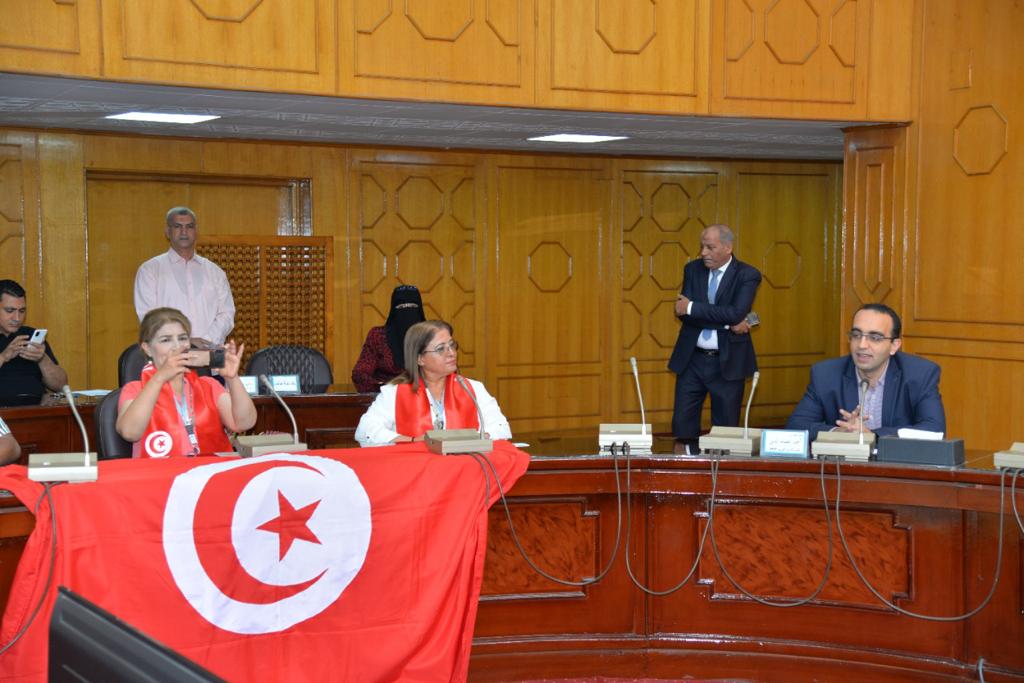 نائب محافظ الإسماعيلية يستقبل الوفد الشبابيِّ التونسيِّ (6)