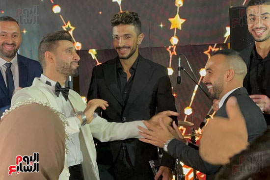 باهر المحمدي لاعب الإسماعيلي يحتفل بزفافه (7)