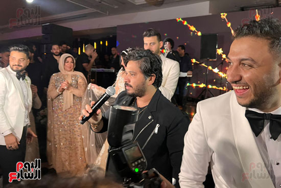 باهر المحمدي لاعب الإسماعيلي يحتفل بزفافه (8)