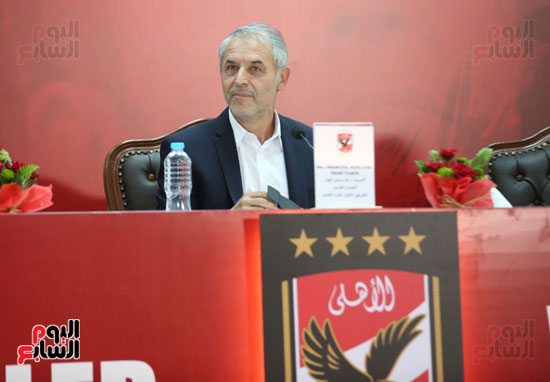 The press conference to announce the new technical director of Al-Ahly Club (16)