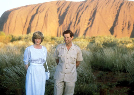الأمير تشارلز والأميرة ديانا  في أستراليا