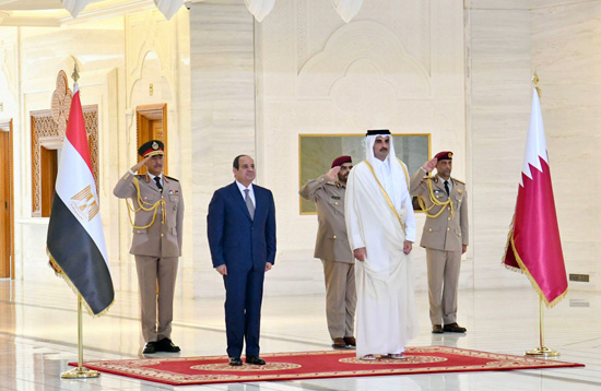 زيارة الرئيس السيسي لقطر (2)