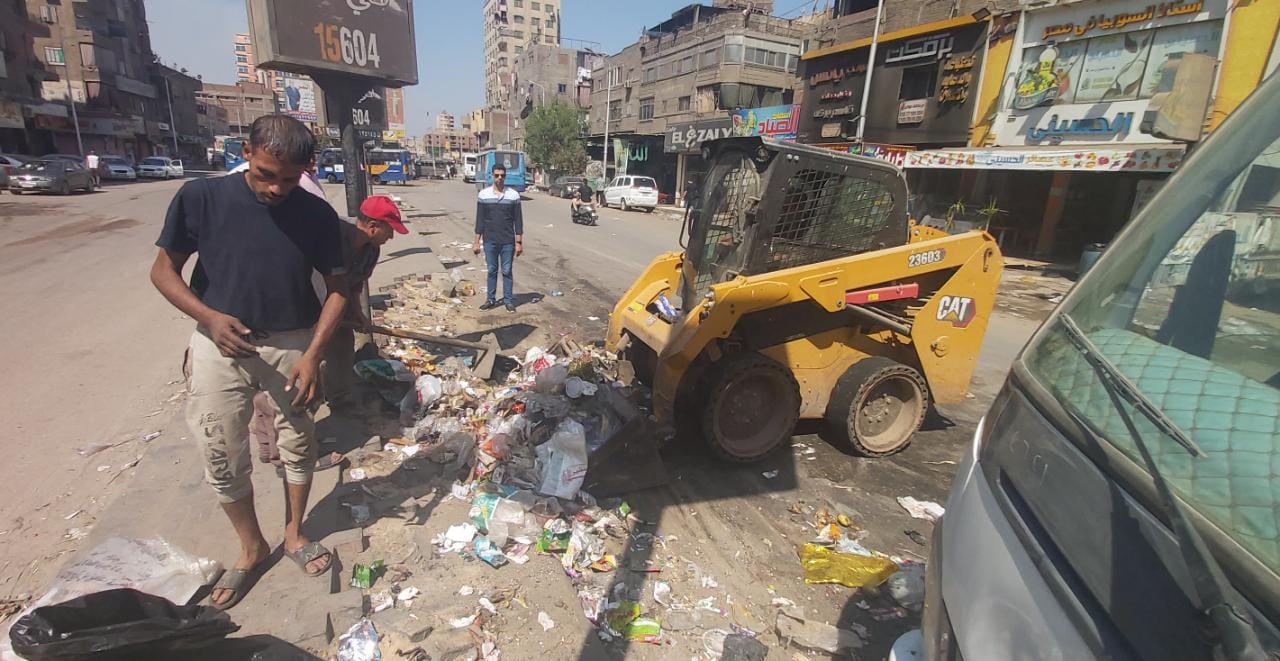 محافظ القليوبية يتابع حملات رفع تراكمات القمامة  (7)