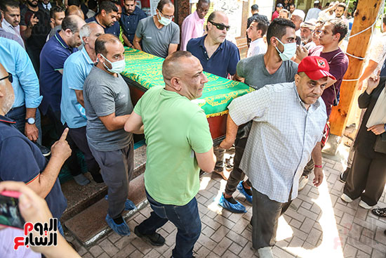 Funeral of Khaled Zaki's wife (12)