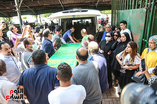 Funeral of Khaled Zaki's wife (14)