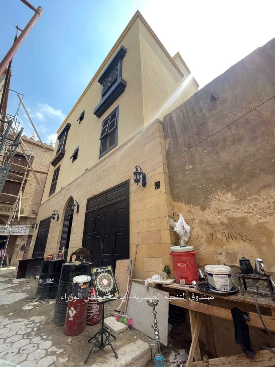 انشاء مبنى جديد بحارة الروم بالقاهرة التاريخية