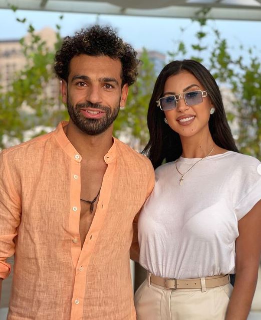 A new photo of Mohamed Salah and Sonia Gerges