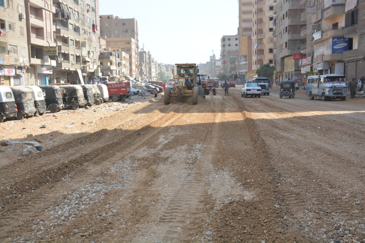 أعمال تطوير شارع أحمد عرابي