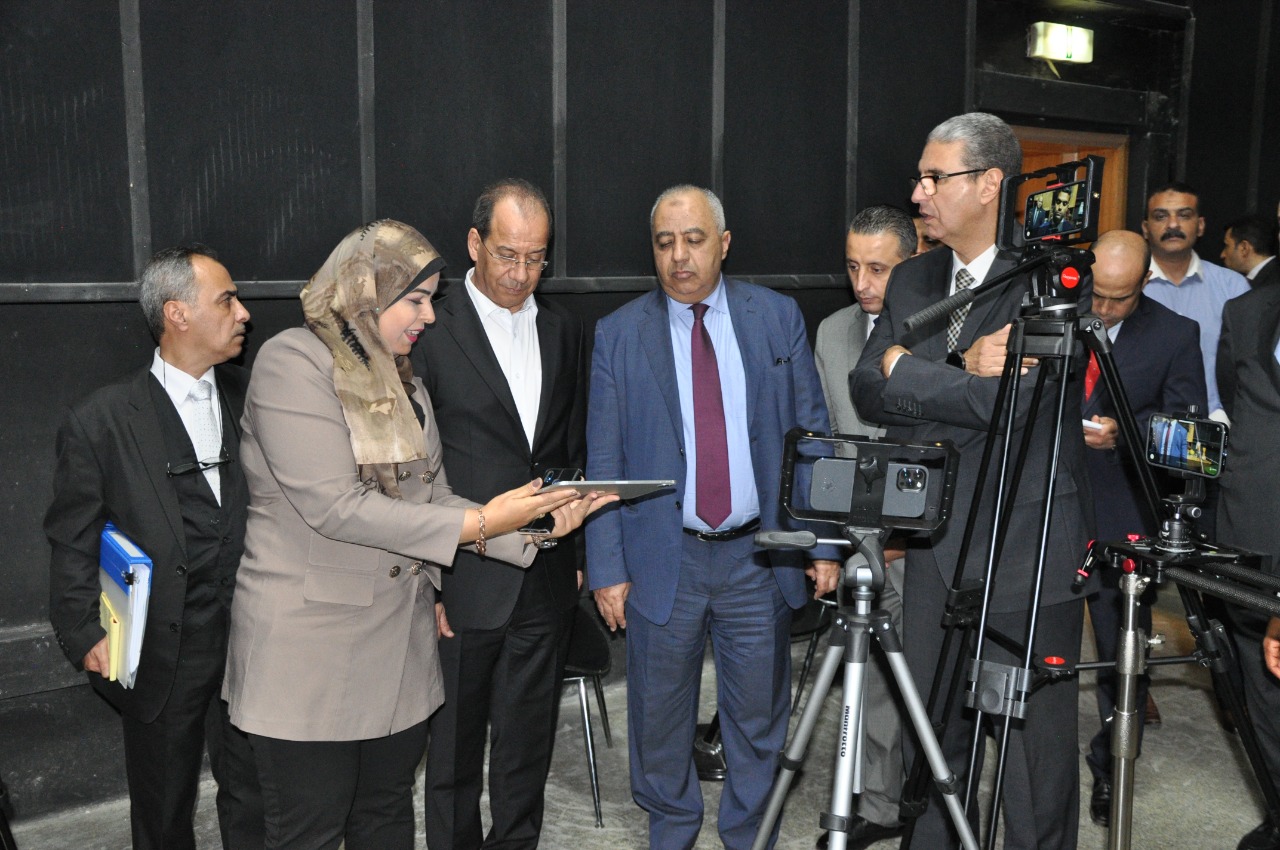 وزير الدولة لشؤون الإعلام الأردني يزور مدينة الإنتاج الإعلام (8)