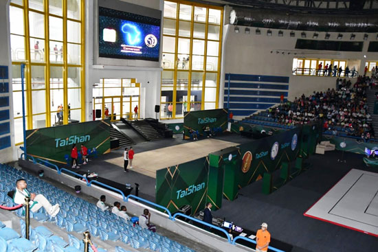 افتتاح البطولة الأفريقية لجمباز الأيروبيك (6)