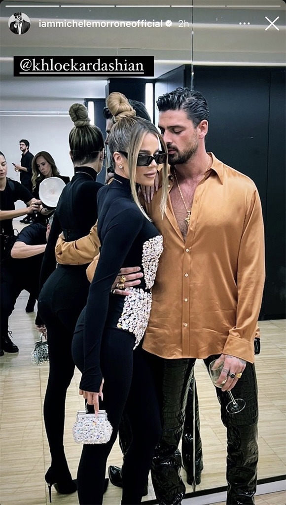 كلوي كارداشيان و ميشيل موروني في عرض Dolce & Gabbana