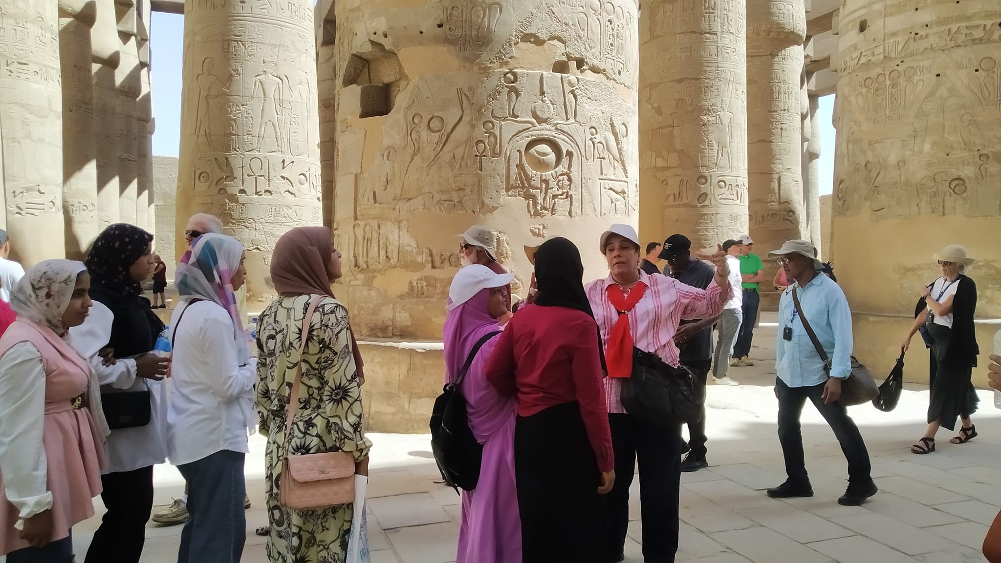 زيارة لطلبة التنمية الفكرية لمعابد الكرنك